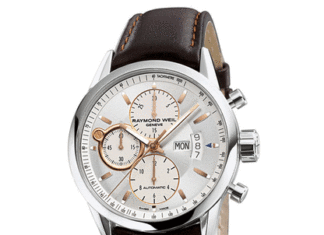 New Luxury Watches for Men in 2020 : Raymond Weil Freelancer Automatic Chronograph Silver Dial