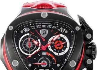 New Luxury Watches for Men in 2020 : Tonino Lamborghini 3018 Spyder Men’s Chronograph Watch