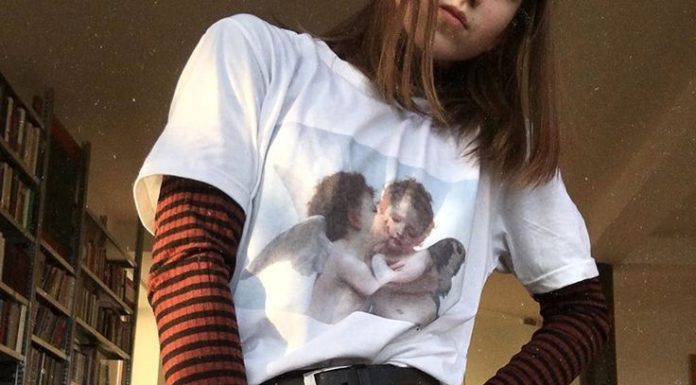 Grunge Outfits : KISSING ANGELS TEE from NEW ARRIVAL