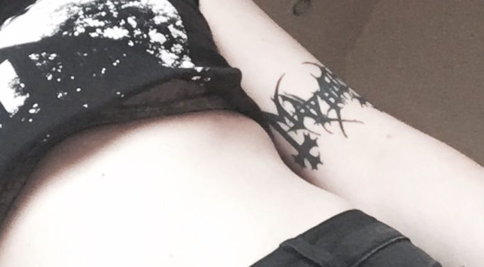 Grunge Outfits : instagram.com/blasphemious_devotion Burzum Mayhem black metal bullet belt tattoo