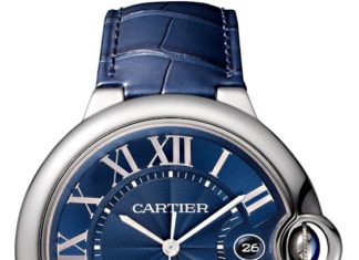 New Luxury Watches for Men in 2020 : WSBB0025 Ballon Bleu de Cartier 42 mm Blue Leather Steel Watch