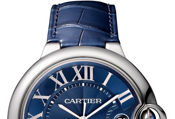 New Luxury Watches for Men in 2020 : WSBB0025 Ballon Bleu de Cartier 42 mm Blue Leather Steel Watch