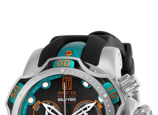 New Luxury Watches for Men in 2020 : Invicta Jason Taylor Mens Hall of Fame Limited Edition Quartz 52.5mm Stainless Steel, Blue Case Gunmetal Dial – Model 25305