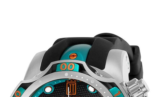 New Luxury Watches for Men in 2020 : Invicta Jason Taylor Mens Hall of Fame Limited Edition Quartz 52.5mm Stainless Steel, Blue Case Gunmetal Dial – Model 25305