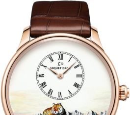 New Luxury Watches for Men in 2020 : Jaquet Droz Les Ateliers d’Art Petite Heure Minute Enamel Painting 43mm J005033297 TIGER