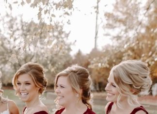 Bridesmaids Dresses : 19 Affordable Burgundy Bridesmaid Dresses