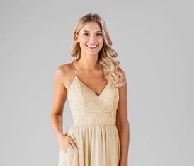 Bridesmaids Dresses : Champagne Bridesmaid Dresses For the Modern Bride