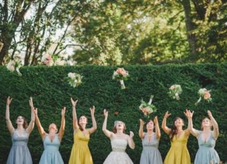 Bridesmaids Dresses : Estates of Sunnybrook Wedding ⋆ Ruffled