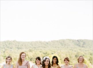 Bridesmaids Dresses : Relaxed Outdoor Nashville Wedding