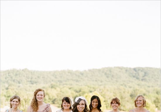Bridesmaids Dresses : Relaxed Outdoor Nashville Wedding