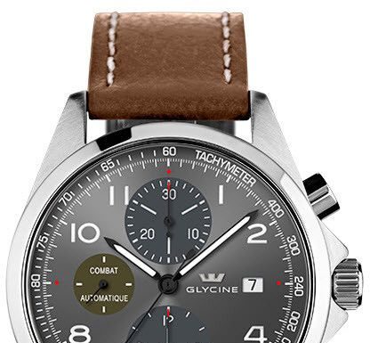 New Luxury Watches for Men in 2020 : Glycine Watch Combat Chronograph 3924.10AT-LB7BH Watch