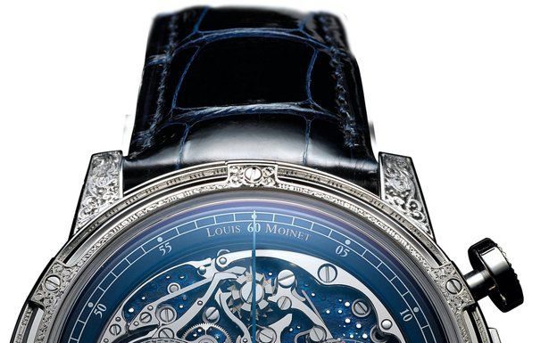 New Luxury Watches for Men in 2020 : Louis Moinet Watch Memoris Red Eclipse White Gold Hand Engraved Limited Edition