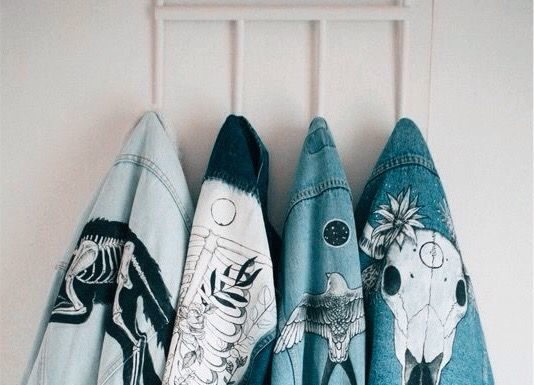 Grunge Outfits : Denim jackets are always on trend – now we have so many style up options availab…