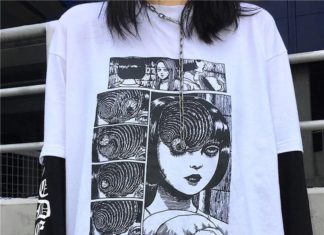 Grunge Outfits : Junji Ito Long Sleeve
