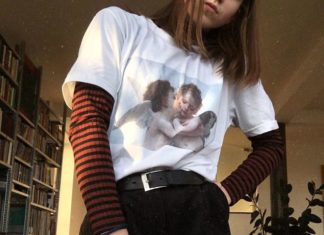 Grunge Outfits : Kissing angels tee