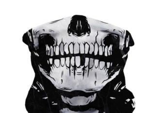 Grunge Outfits : SKULL FACE MASK