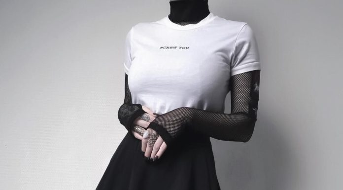 Grunge Outfits : † 🐈🐈🐈 † on Instagram: “╳ Screw you 🔥 ╳ This tee , need or no ? 👹 Beautiful stone jewel from : @stonemejewels 🖤 check her page out! . . . . . . . Top ;…”