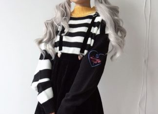 Grunge Outfits : 🔪 ユーリ ☁️ (@yurinaoto) posted on Instagram: “I’m so pumped today because as most of you might know, I’m gonna be making a ton of food for my bf and my friend! ☺️ I’m going to make some…” • Apr 28, 2018 at 8:21pm UTC