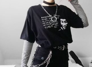 Grunge Outfits : 𝐑 𝐎 𝐍 𝐘 𝐀 on Instagram: “This outfit: yay or nay? 🖤”