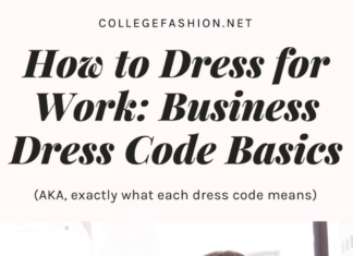 business dress code : How to Dress Professionally: Business Dress Code Basics – College Fashion