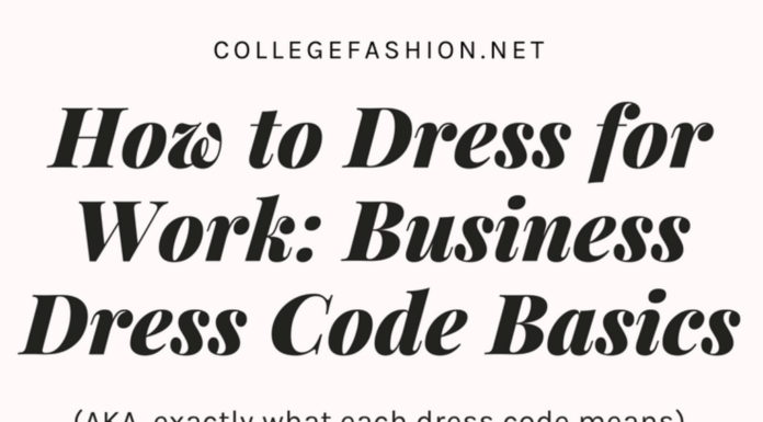 business dress code : How to Dress Professionally: Business Dress Code Basics – College Fashion