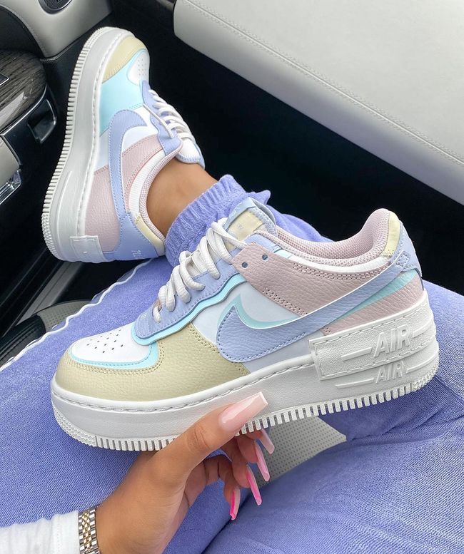nike air force 1 shadow pastel colours