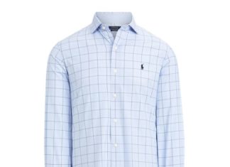 topgolf dress code : Checked Performance Twill Shirt