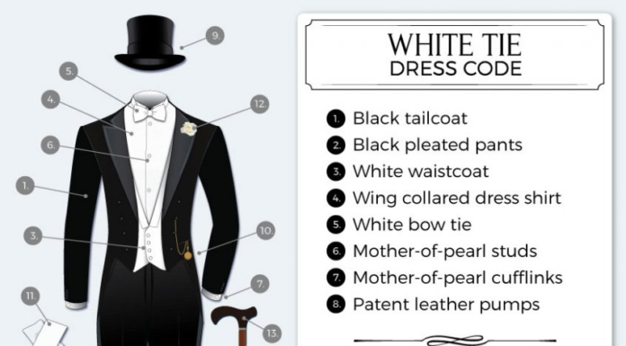 white tie dress code : White Tie – Guide to White Tie Dress Code