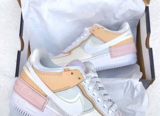 nike air force 1 shoes : Nude 🤍