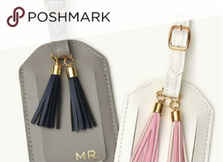 bath and body works dress code : NWT Mr.&Mrs. Luggage Tags