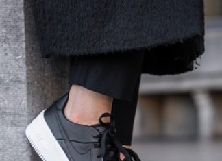 nike air force 1 black : Nike Air Force 1 Sage Low Black/Black-White sneakers.