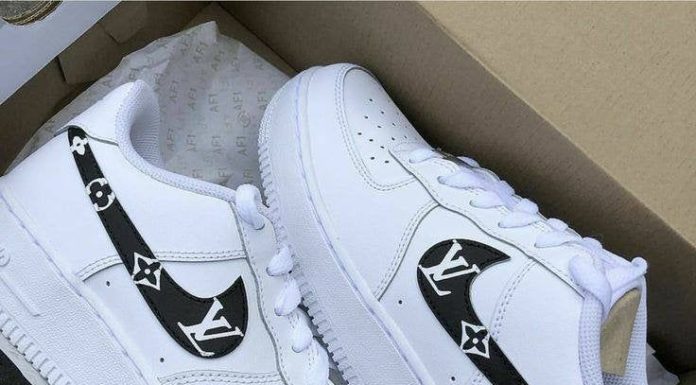 nike air force 1 07 womens : Custom Hand Painted Nike Stylin Swoosh Air Force 1