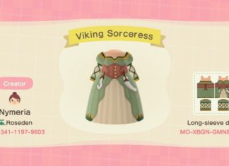 animal crossing dress qr codes : Animal Crossing New Horizons Viking Sorceress Dress