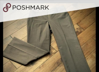 fogo de chao dress code : Ann Taylor Pin Stripe Brown Trouser