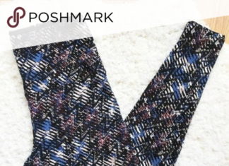 french laundry dress code : French Laundry: Merlot & Cream Zig Zag Leggings L