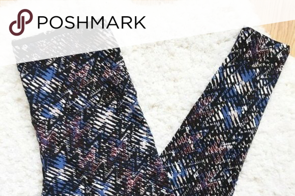 french laundry dress code : French Laundry: Merlot & Cream Zig Zag Leggings L