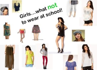 middle school dress code : Dress Code Visuals – Russell Middle School