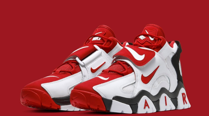 nike air barrage mid : Nike Air Barrage Mid University Red Available Now | DailySole
