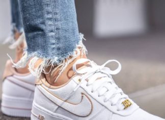 nike air force 1 07 : Nike Air Force 1 ’07 LX White/Bio Beige sneakers.