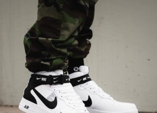 nike air force 1 07 lv8 : @insidesneakers • Nike Air Force 1 Mid ’07 LV8 White / Black • 804609-103