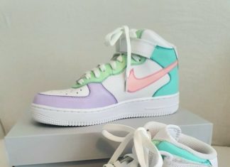 nike air force 1 high : Pastel Air force one Highs