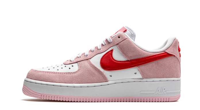 nike air force 1 pink : Nike Air Force 1 Low ‘Valentine’s Day Love Letter’ Shoes – Size 4