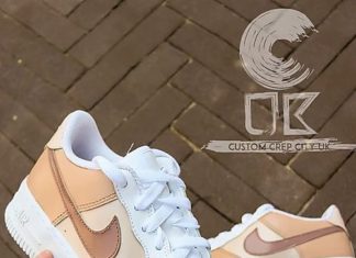 nike air force custom : Custom Nike Air Force 1 Low (Toffee Takeover)