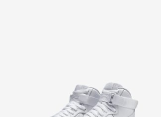 nike air force high tops : Nike Air Force 1 High Big Kids’ Shoe (White)