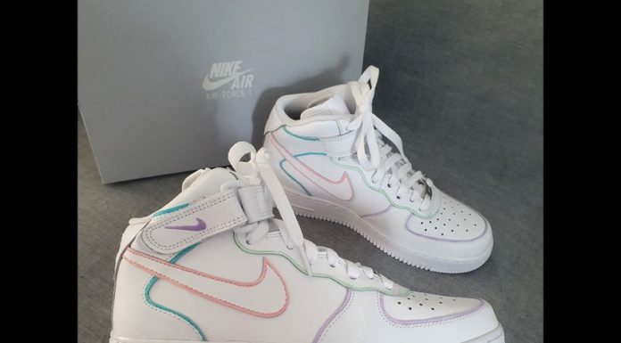 nike air force high tops : Nike Air Force Mid ‘Icecream light’. Size W 8,5 – 12 US. | THE CUSTOM MOVEMENT