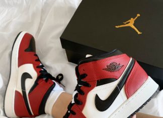 nike air jordan : Air Jordan 1 Mid Black Toe Chicago GS