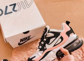nike air max 270 react : Womens Nike Air Max 270 React “Bleached Coral”
