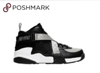 nike air raid : NIKE AIR RAID OG ‘BLACK GREY’ SNEAKERS