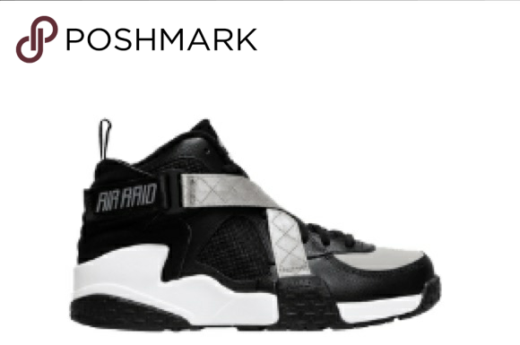 nike air raid : NIKE AIR RAID OG ‘BLACK GREY’ SNEAKERS