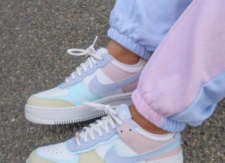 nike air shoes : Women Nike Air Force 1 Shadow “Pastel”Purple Pink Blue